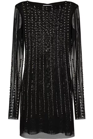 Patrizia Pepe Vestido corto con aplique de cristal