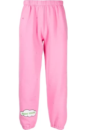 Natasha Zinko Pantalones de chándal con motivo Happy Monday