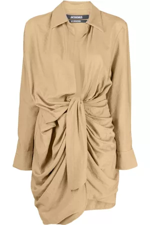 Jacquemus Vestido corto La Robe Bahia drapeado