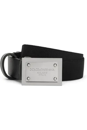 Dolce & Gabbana Cinturón con placa del logo