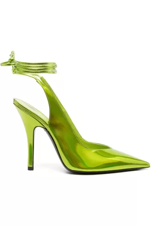 The Attico Zapatos de tacón Venus con efecto holográfico