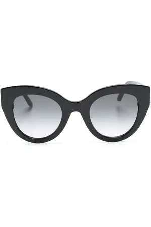 Alexander McQueen Gafas de sol oversize con charm