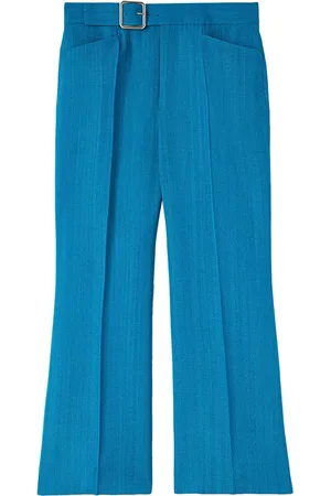 Jil Sander Pantalones acampanados de talle alto