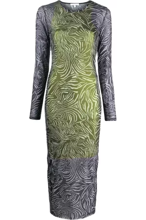 Patrizia Pepe Vestido con motivo gráfico