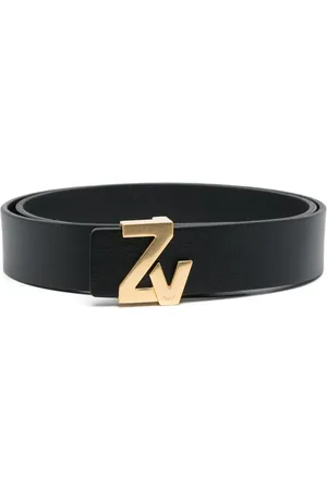Zadig & Voltaire Cinturón con placa del logo