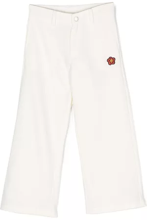 Kenzo Pantalones rectos con parche del logo