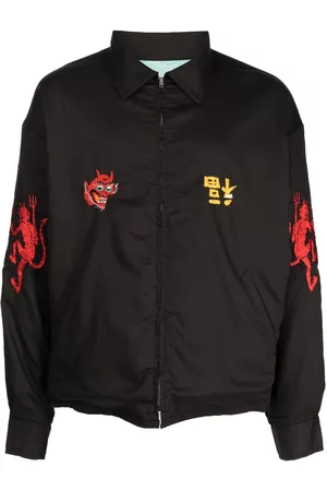 SAINT MXXXXXX Sobrecamisa con bordado gráfico