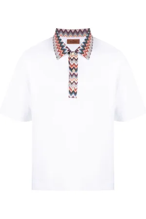 Missoni Polo con ribete chevron