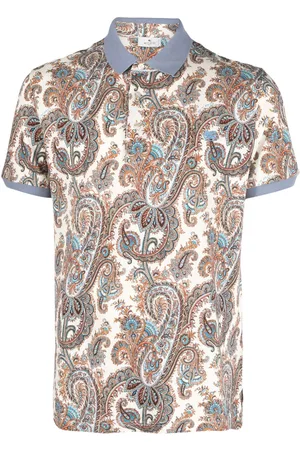 Etro Polo con motivo de cachemira