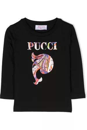 PUCCI Junior Camiseta con logo estampado