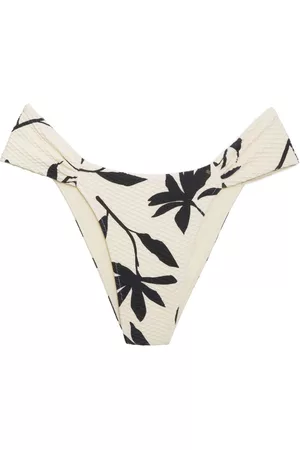 ANINE BING Bragas de bikini Naya con motivo floral