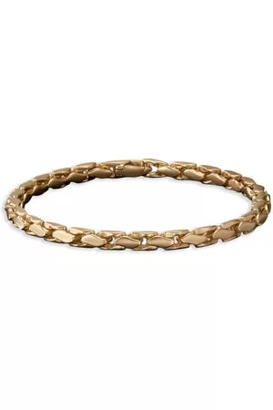 David Yurman Pulsera de cadena Fluted de 5 mm en oro amarillo de 18 ct