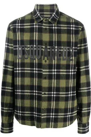 Dsquared2 Plaid-print flannel shirt