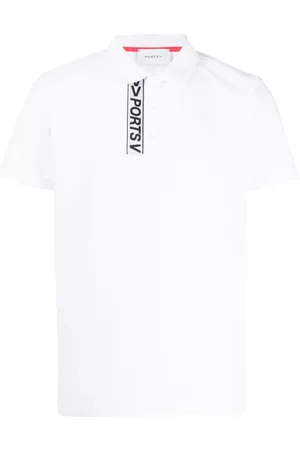 Ports V Polo con franjas del logo