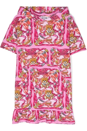 Moschino Vestido con motivo gráfico