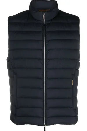 MOORER Chaleco acolchado con cremallera