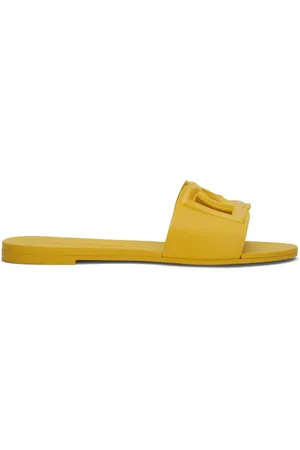 Dolce & Gabbana Sandalias Bianca con logo DG