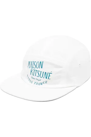 Maison Kitsuné Gorra con logo estampado