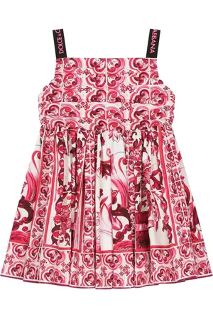 Dolce & Gabbana Vestido con motivo Mayólica