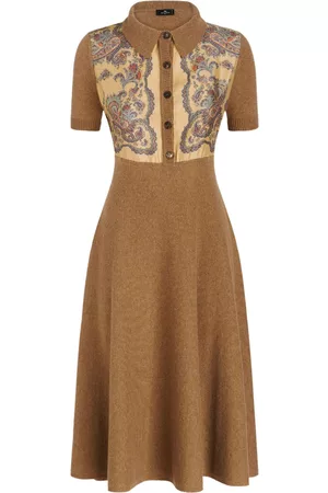 Etro Vestido con motivo de cachemira