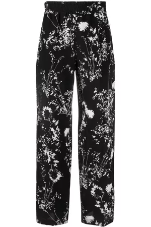 Victoria Beckham Pantalones con motivo floral