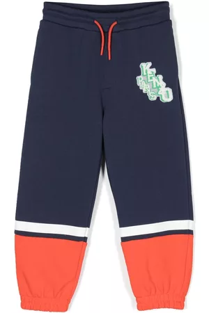 Kenzo Pantalones de chándal con parche del logo