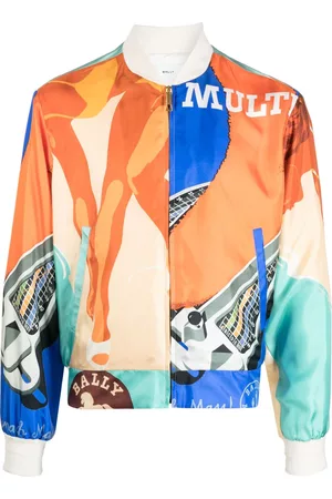 Bally Chaqueta bomber con motivo gráfico