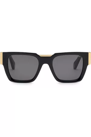 Philipp Plein Gafas de sol con placa del logo