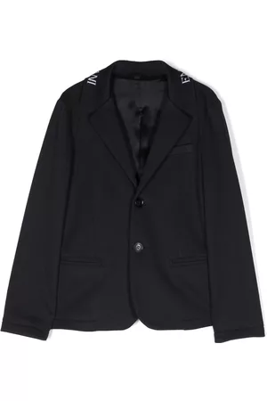 Emporio Armani Blazer con botones y letras del logo