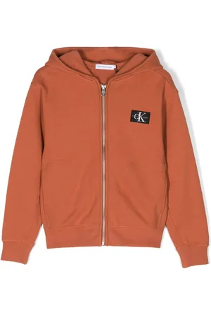 Calvin Klein Chaqueta con capucha y parche del logo