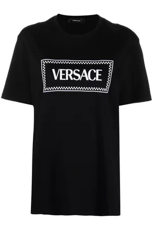 VERSACE Camiseta con logo bordado Vintage 1990