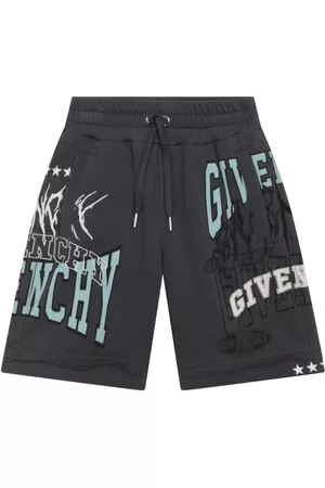 Givenchy Bermudas con cordones y logo