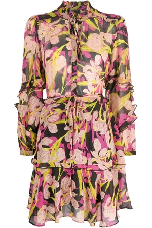 Pinko Minivestido con motivo floral