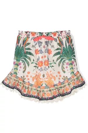 ZIMMERMANN Camisa con estampado tropical