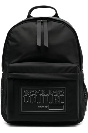 VERSACE Mochila con parche del logo
