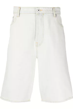 Kenzo Pantalones vaqueros cortos con logo bordado