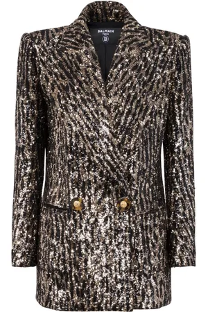 Balmain Chaqueta con lentejuelas