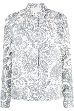Etro Plumífero con estampado de cachemira
