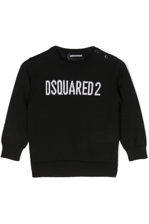 Dsquared2 Jersey con logo en intarsia