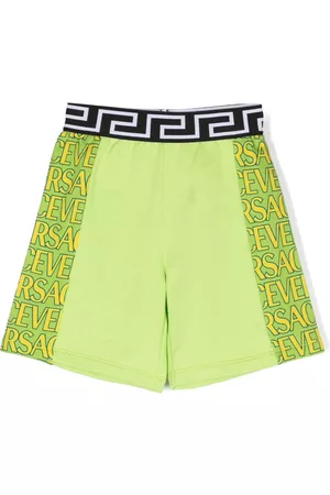 VERSACE Bermudas con logo estampado