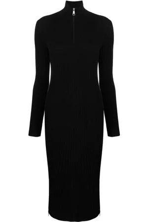 Moncler Vestido midi con cremallera