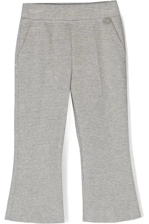 MONNALISA Pantalones acampanados con motivo pied de poule