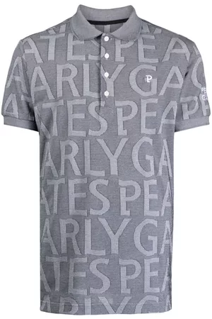 PEARLY GATES Polo con logo en jacquard