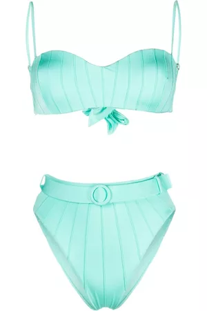 Noire Swimwear Bikini con cinturón y talle alto
