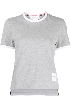 Thom Browne Camiseta con rayas RWB