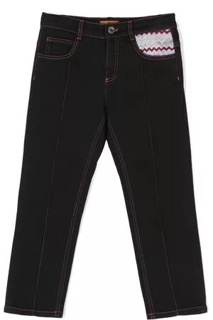 Missoni Vaqueros skinny con costuras en contraste