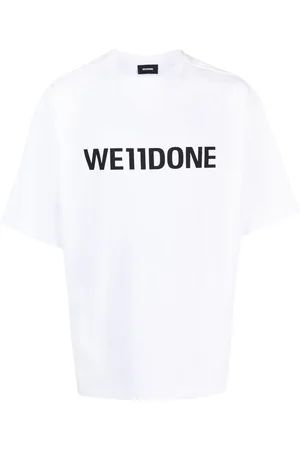 We11 Done Camiseta con logo estampado