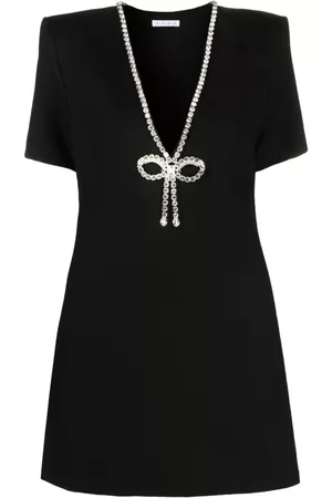 AREA Vestido corto con cuello en V