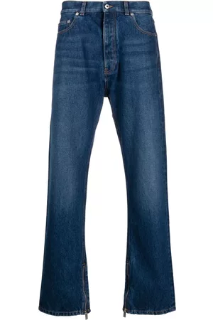 OFF-WHITE Vaqueros rectos de talle alto