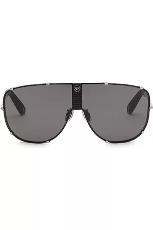 Philipp Plein Gafas de sol Stud con montura estilo piloto
